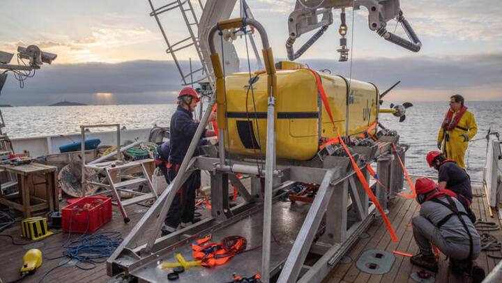 The UlyX underwater robot can reach a depth of 6,000 metres.